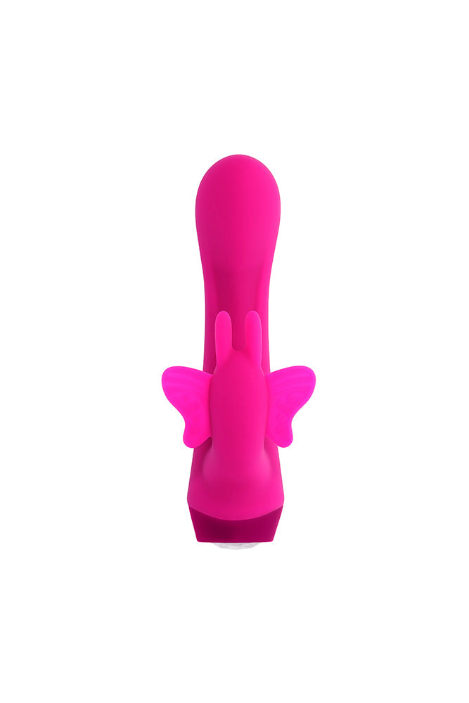 Selopa - Butterfly Love Dual Vibrator - Pink - Stag Shop