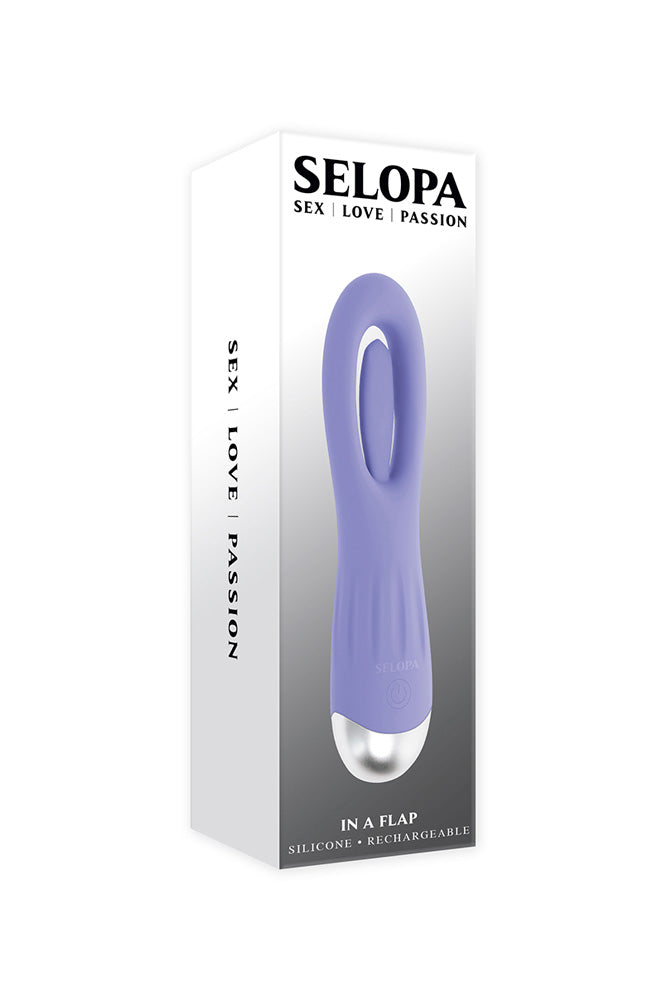 Selopa - In A Flap Vibrator With Flapping Stimulator - Stag Shop