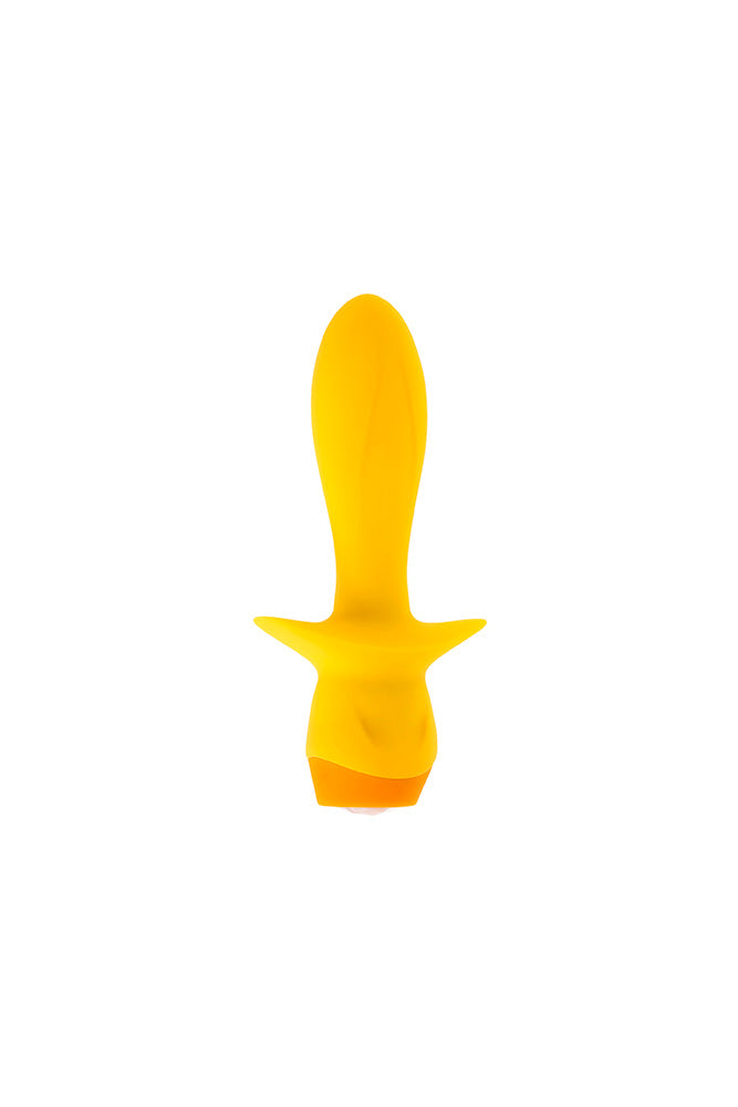 Selopa - Mellow Yellow Vibrating Anal Plug - Yellow - Stag Shop