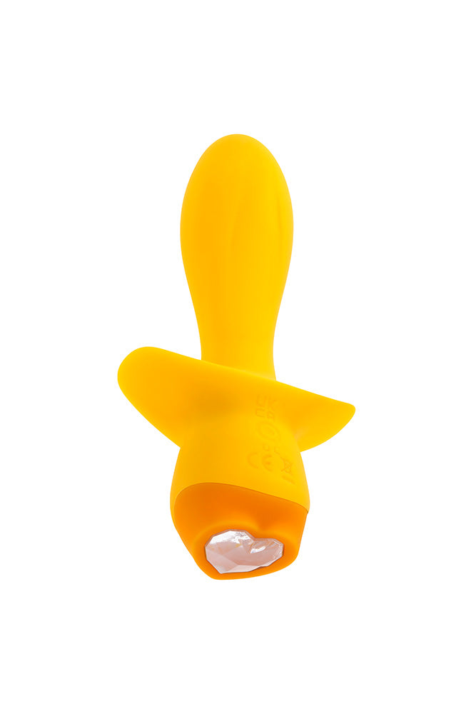 Selopa - Mellow Yellow Vibrating Anal Plug - Yellow - Stag Shop