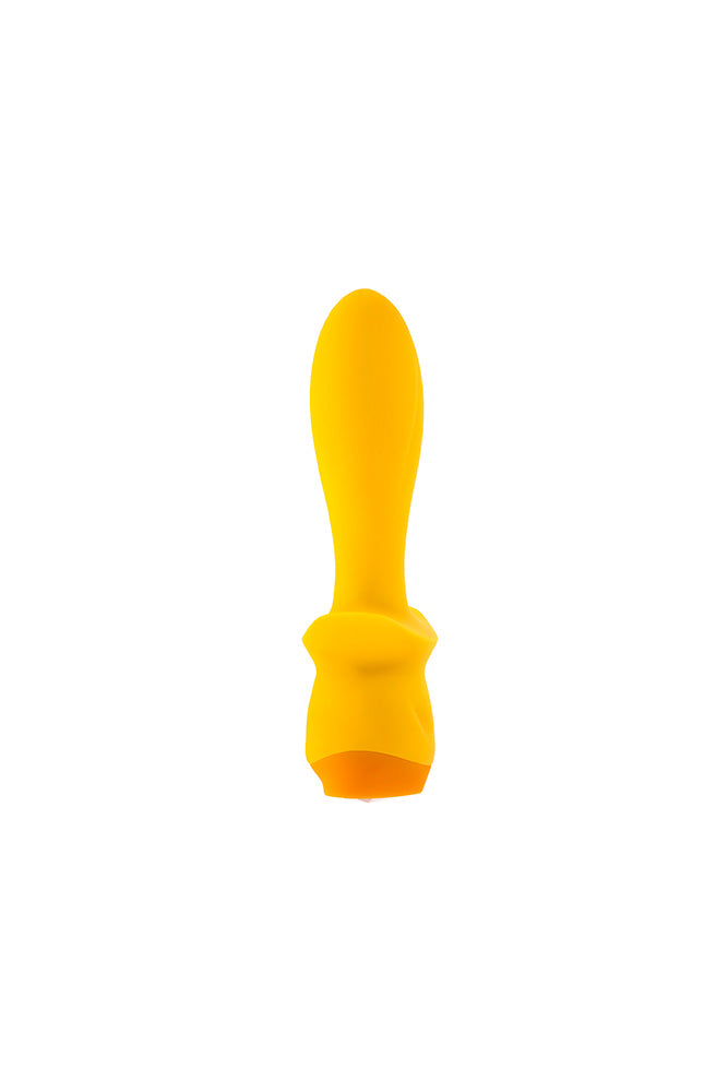Selopa - Mellow Yellow Vibrating Anal Plug - Yellow - Stag Shop