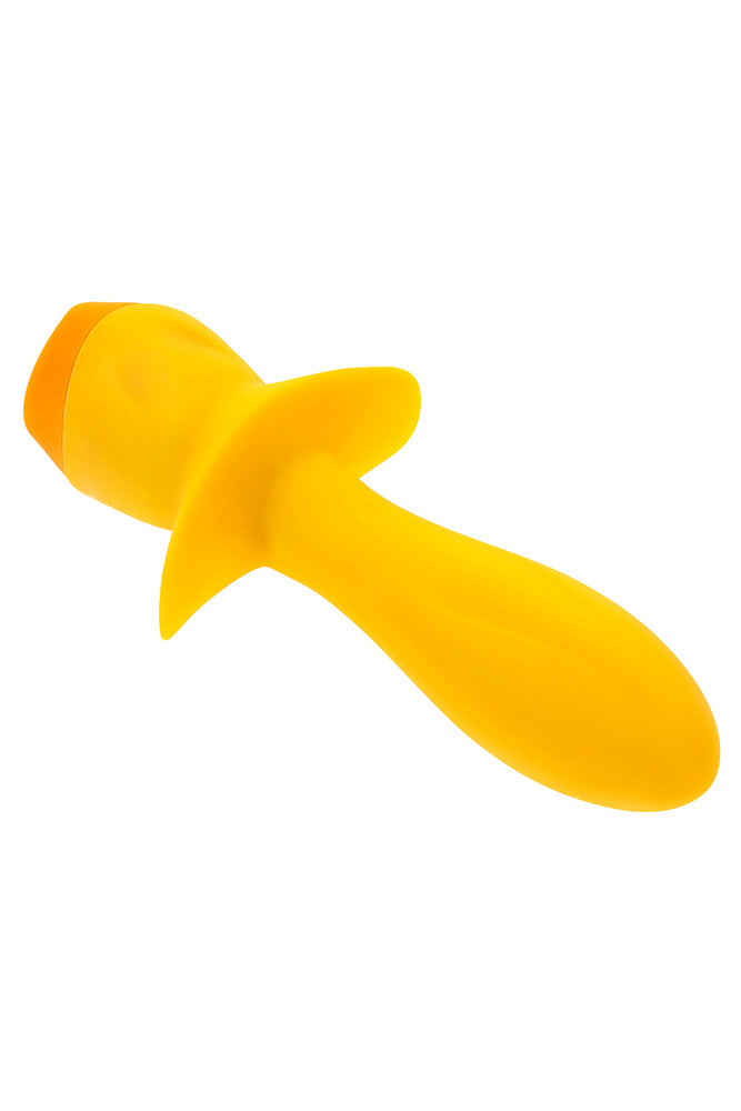 Selopa - Mellow Yellow Vibrating Anal Plug - Yellow - Stag Shop