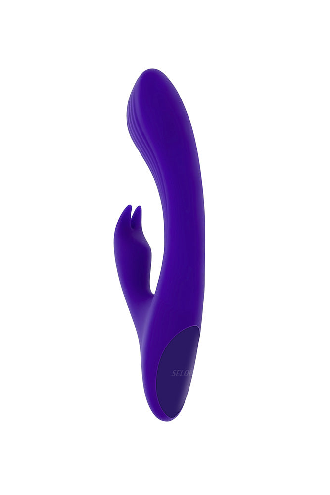 Selopa - Poseable Bunny Rabbit Vibrator - Purple - Stag Shop