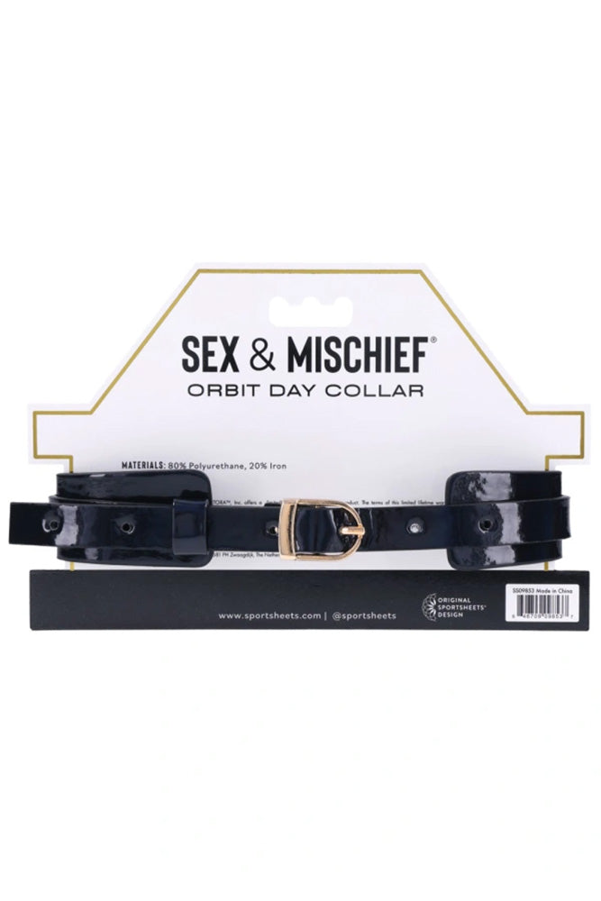Sex & Mischief - Orbit Day Collar - Black - Stag Shop