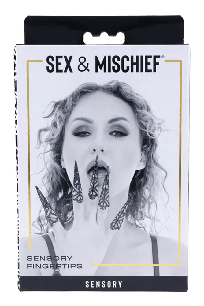 Sex & Mischief - Black Sensory Fingertips - Black - Stag Shop