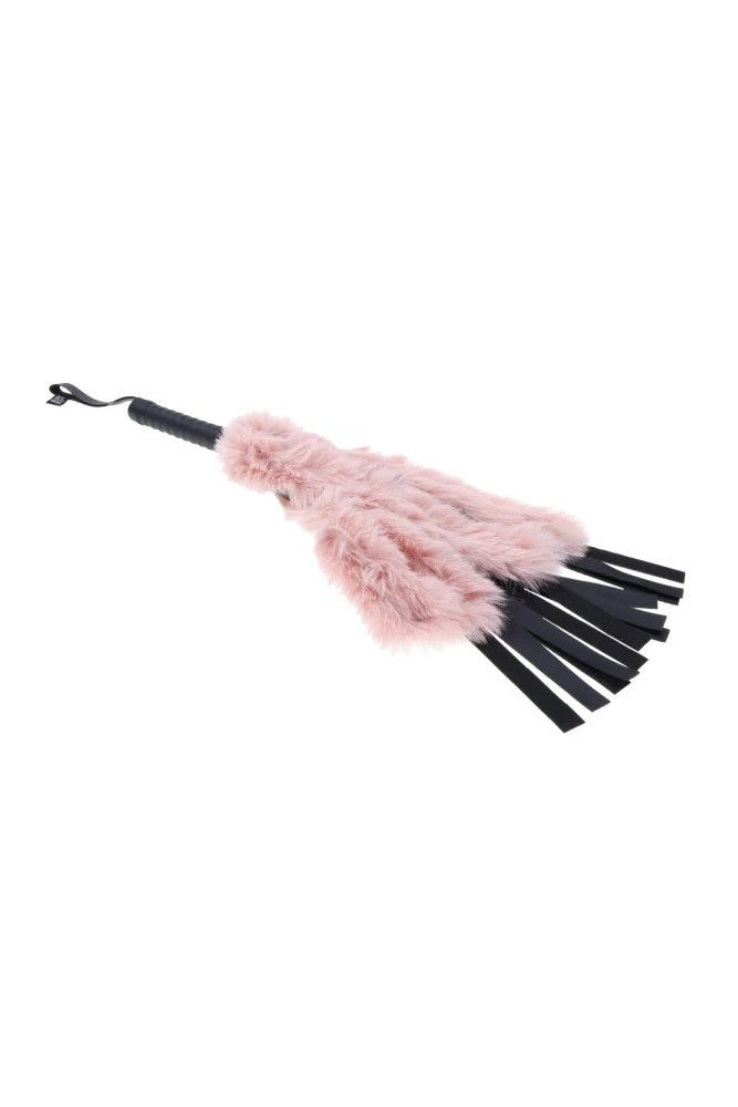 Sex & Mischief - Brat - Faux Fur Flogger - Black/Pink - Stag Shop