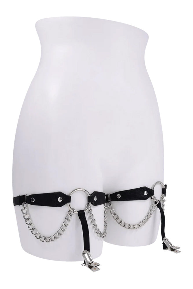 Sex & Mischief - Chain Lace Garters - Stag Shop