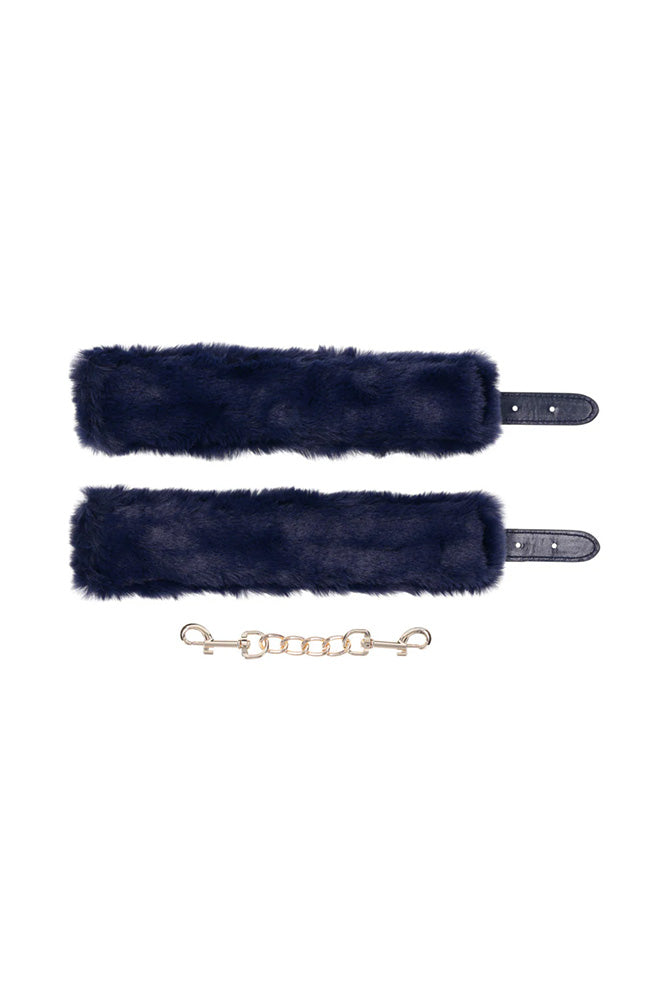 Sex & Mischief - Cougar - Handcuffs - Blue/Gold - Stag Shop