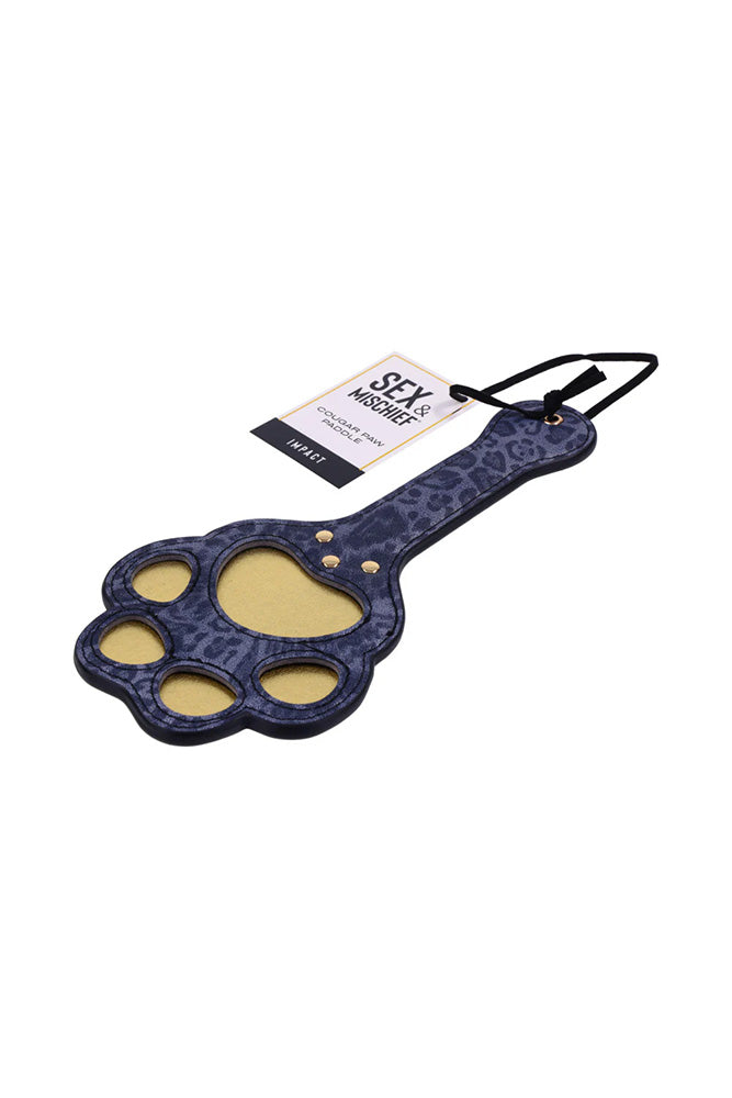 Sex & Mischief - Cougar - Paw Paddle - Blue - Stag Shop