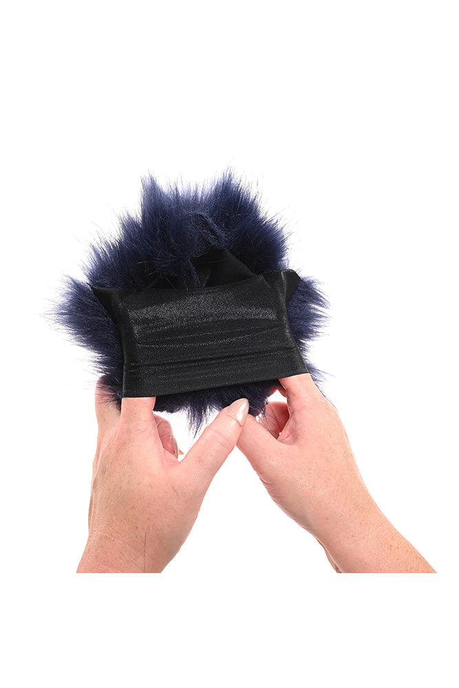 Sex & Mischief - Cougar - Spiked Sensory Glove - Blue - Stag Shop