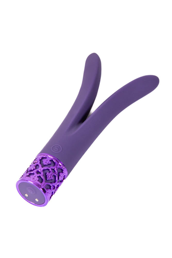 Shots Toys - Royal Gems - Dueling Queens Vibrator - Various Colors - Stag Shop