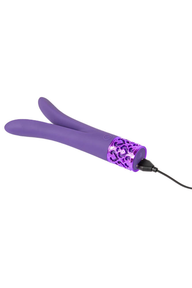 Shots Toys - Royal Gems - Dueling Queens Vibrator - Various Colors - Stag Shop