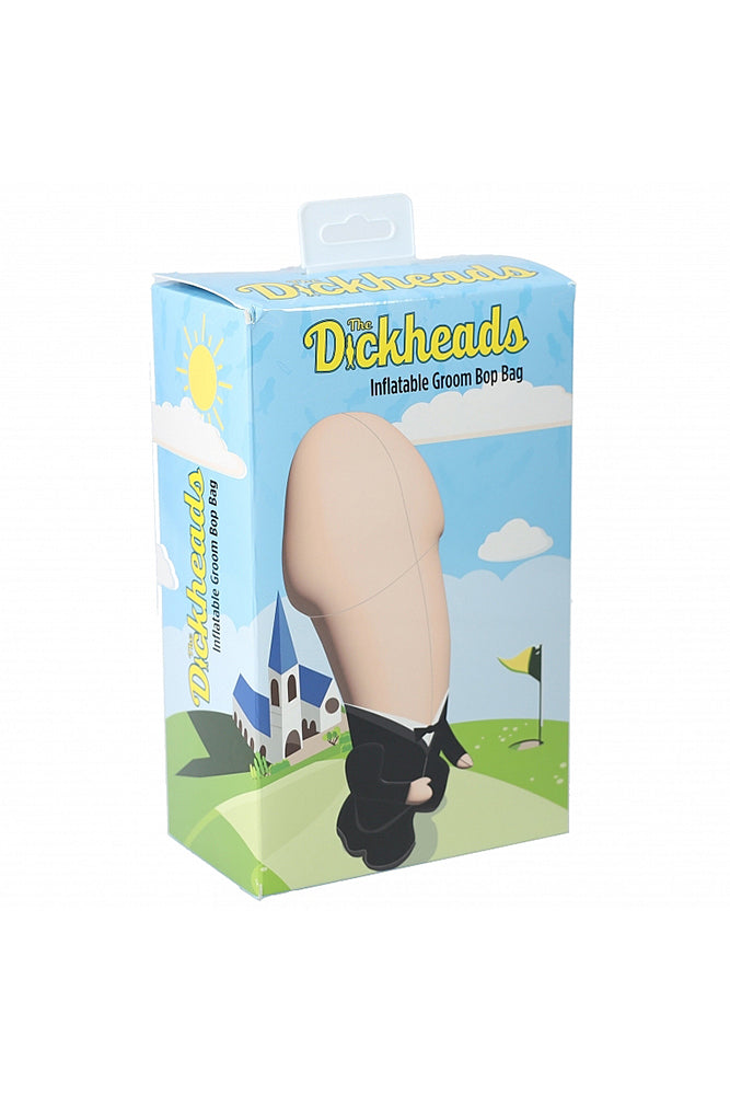 Shots Toys - The Dickheads - Inflatable Groom Bop Bag - Beige - Stag Shop