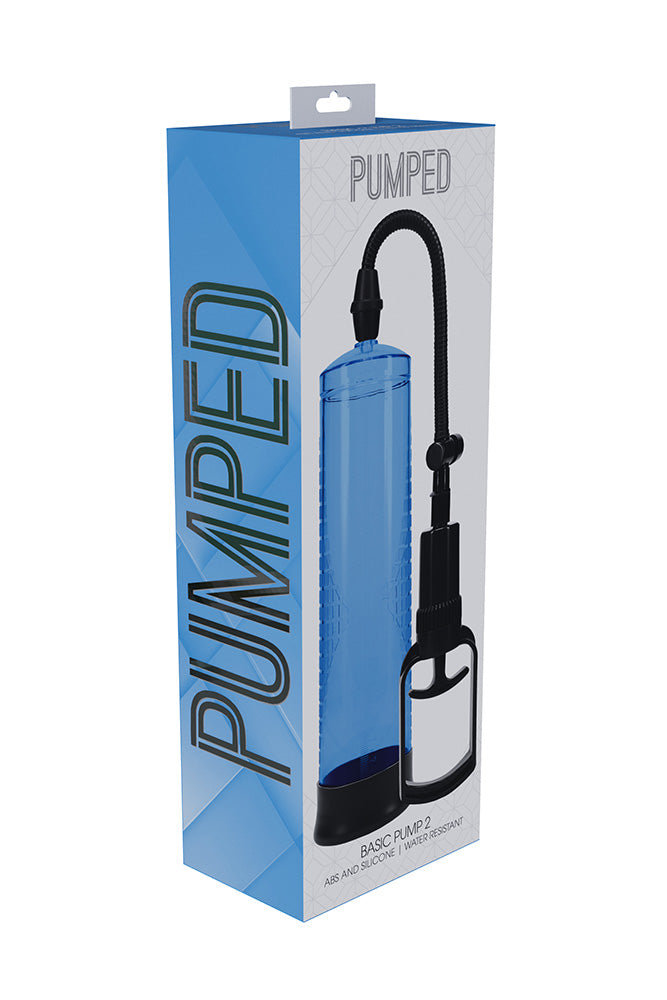 Shots Toys - Pumped - Basic Pump 2 Manual Penis Pump - Various Colors - Stag Shop