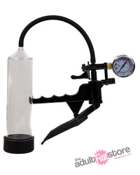 Thumbnail for Shots Toys - Pumped - Elite Beginner Penis Pump With PSI Gauge - Clear - Stag Shop