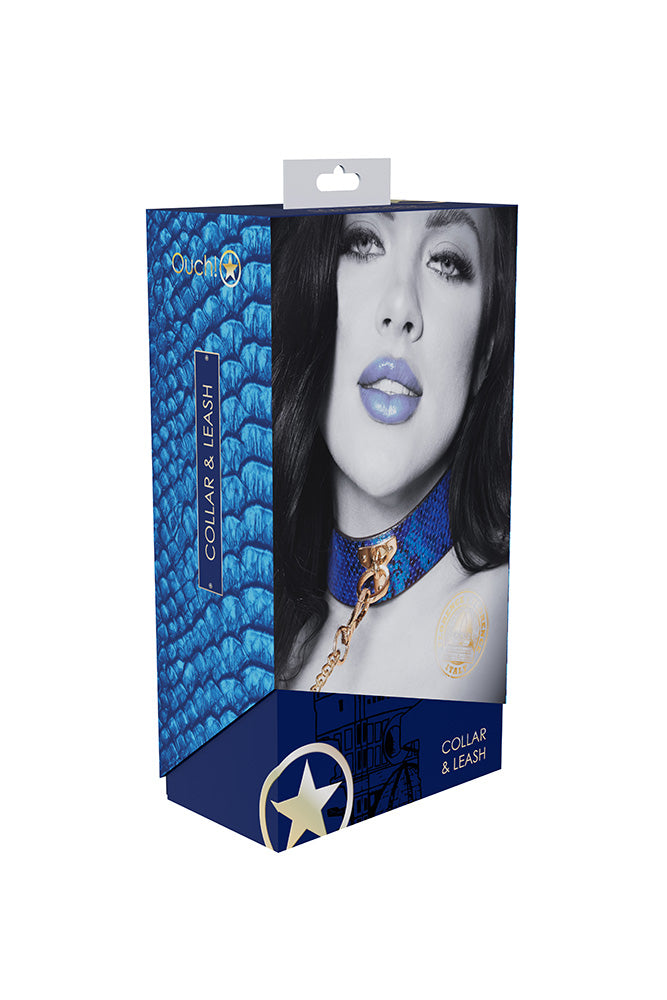 Ouch International - Florence Collection - Collar & Leash - Various Colors - Stag Shop