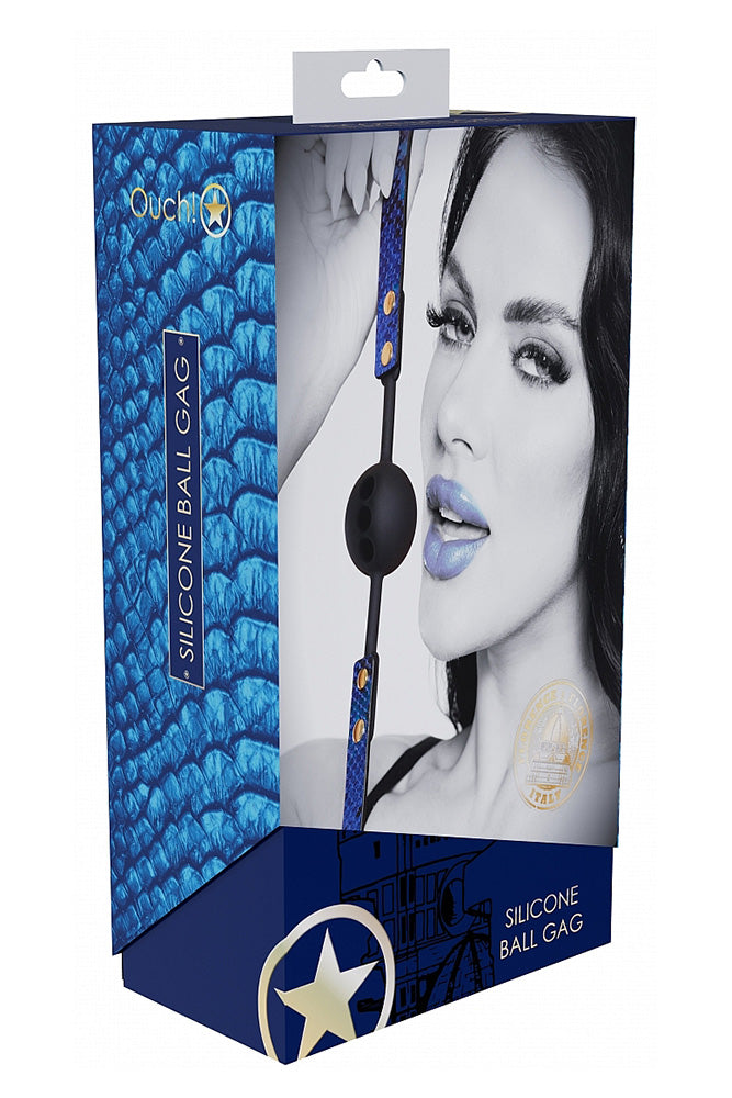 Ouch International - Florence Collection - Silicone Ball Gag - Various Colors - Stag Shop