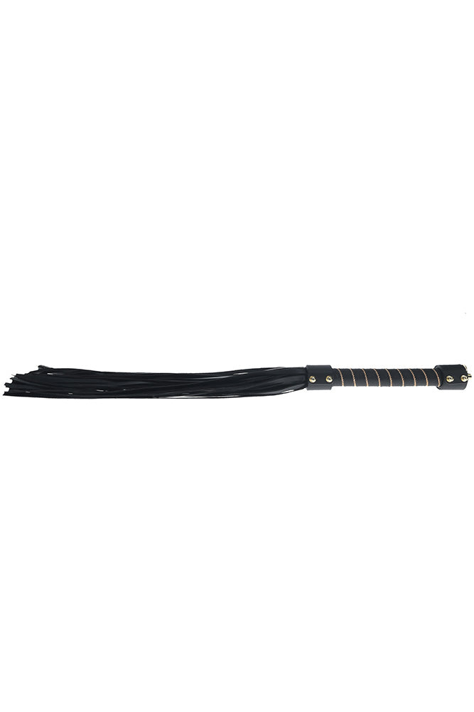 Ouch International - London Collection - Flogger - Black/Gold - Stag Shop