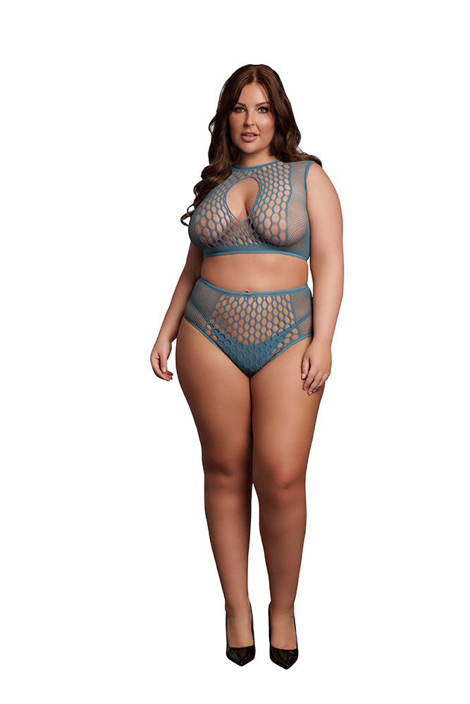 Shots Toys - Le Désir - DES027X - Key-Hole Bra Set - Various Colours - OS/XL - Stag Shop