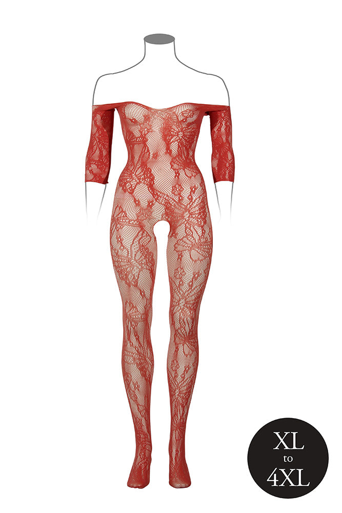 Shots Toys - Le Désir - DES033X - Crotchless Bodystocking - Various Colours - OS/XL - Stag Shop