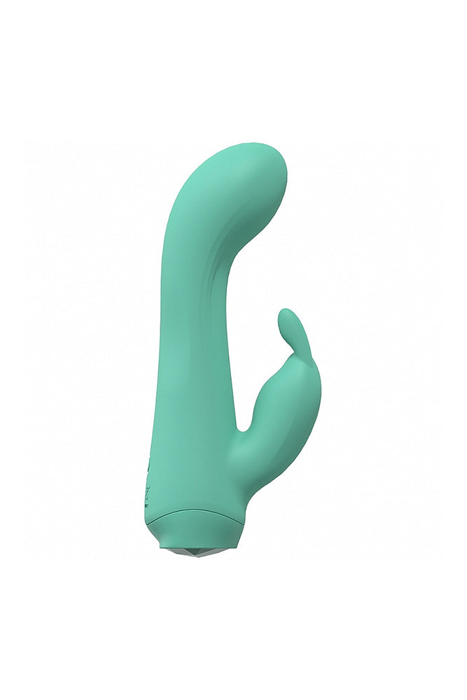 Shots Toys - Loveline - Enchanted Mini Rabbit Vibrator - Green - Stag Shop