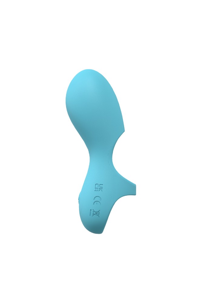 Shots Toys - Loveline - Joy Finger Vibrator - Blue - Stag Shop