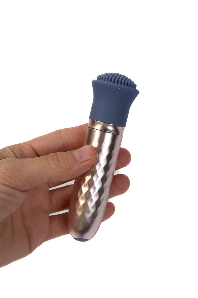 Shots - Loveline - The Thrill Interchangeable Vibrator - Blue - Stag Shop