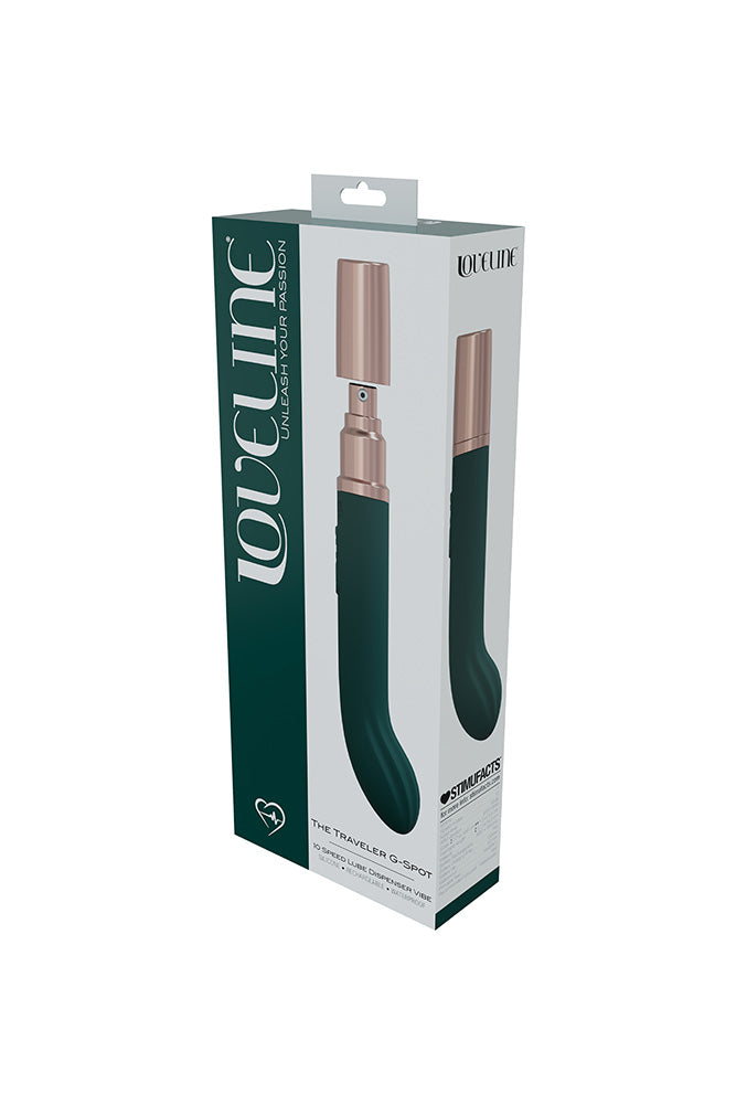 Shots Toys - Loveline - Traveler G-Spot Vibrator & Lube Dispenser - Various Colours - Stag Shop