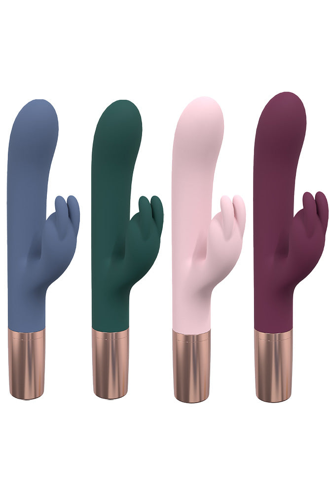 Shots Toys - Loveline - Traveler Rabbit Vibrator & Lube Dispenser - Various Colours - Stag Shop