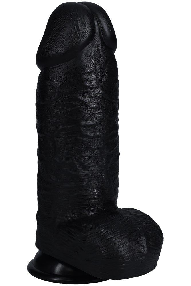 Shots Toys - Real Rock - 10" Extra Thick Dildo with Balls - Various Colours - Stag Shop