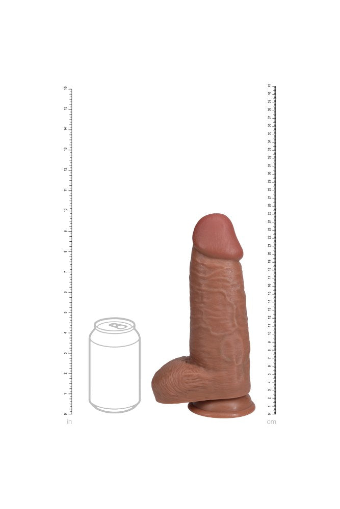 Shots Toys - Real Rock - 10" Extra Thick Dildo with Balls - Various Colours - Stag Shop