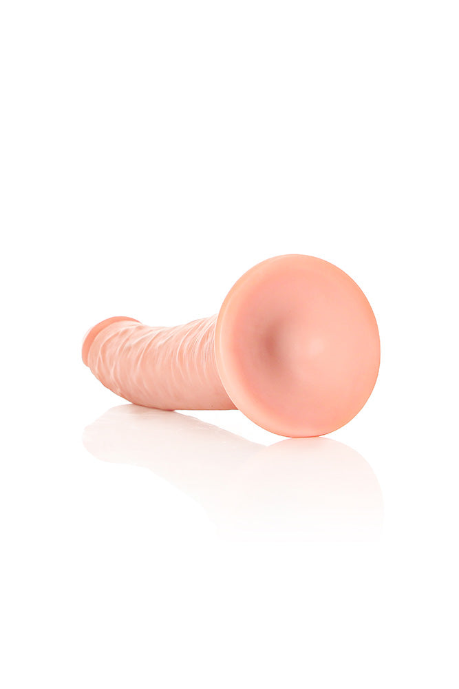 Shots Toys - Real Rock - 8 inch Slim Dildo - Various Colours - Stag Shop