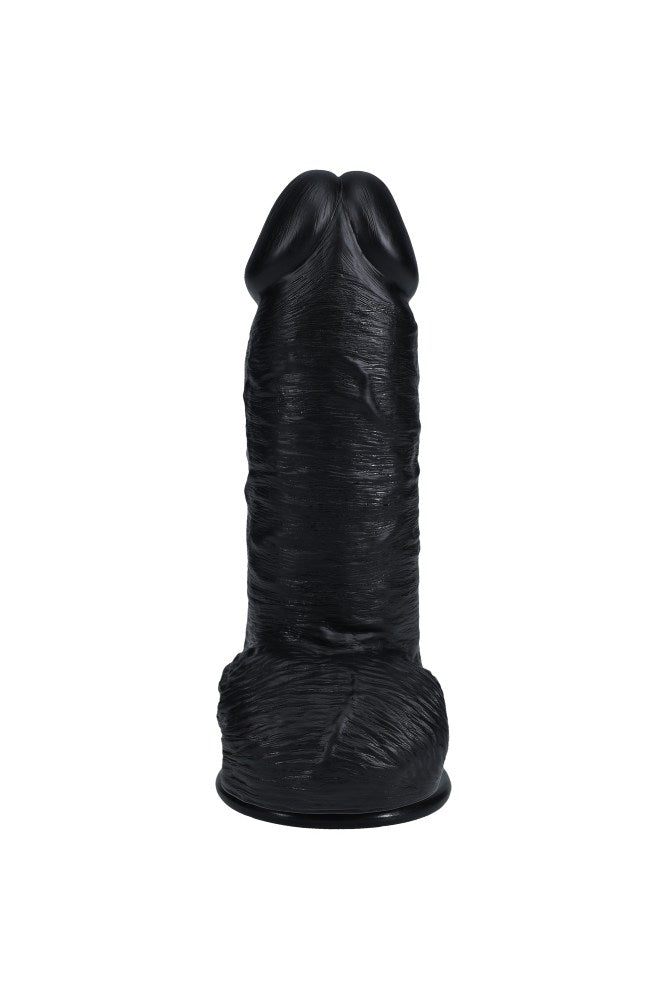 Shots Toys - Real Rock - 8" Extra Thick Dildo with Balls - Various Colours - Stag Shop
