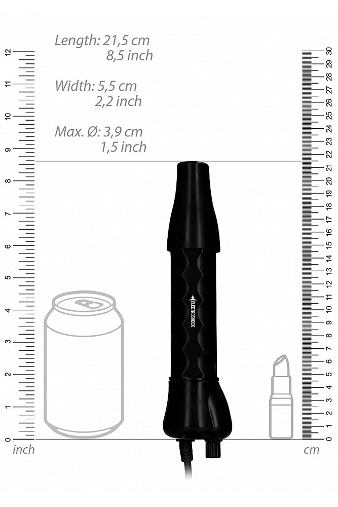 Shots Toys - Electroshock - Electro-sex Lightning Wand 5pc Set - Black - Stag Shop