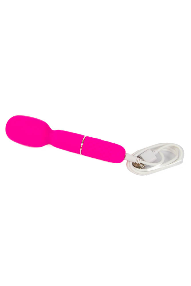 Shots Toys - Loveline - Bella Mini Wand Vibrator - Pink - Stag Shop