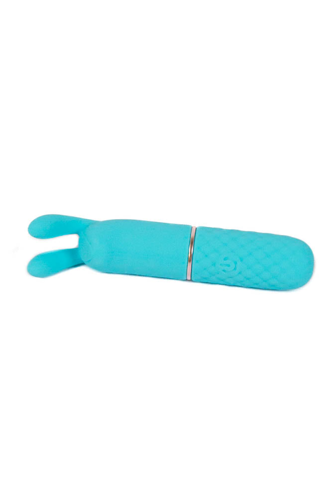 Shots Toys - Loveline - Dona Mini Rabbit Vibrator - Blue - Stag Shop