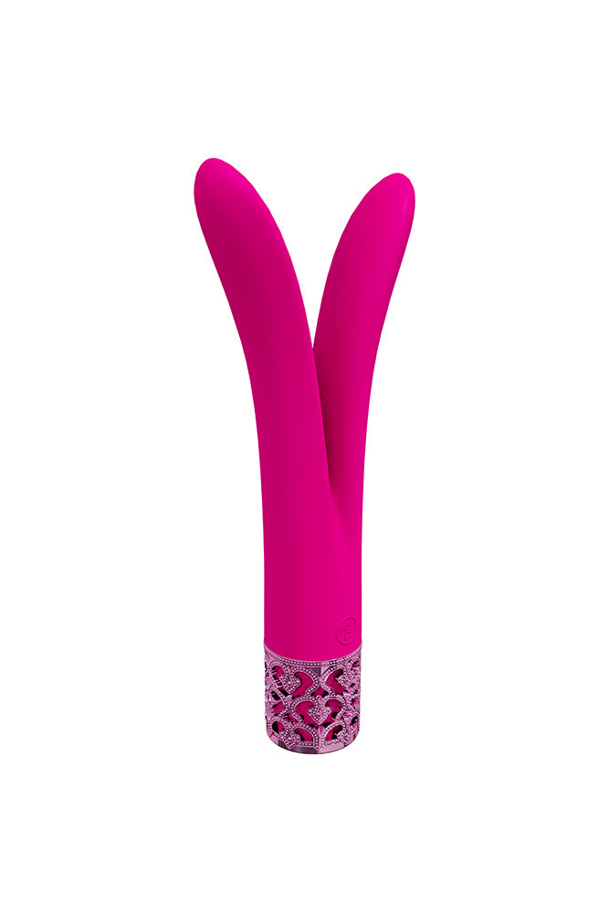 Shots Toys - Royal Gems - Dueling Queens Vibrator - Various Colours - Stag Shop