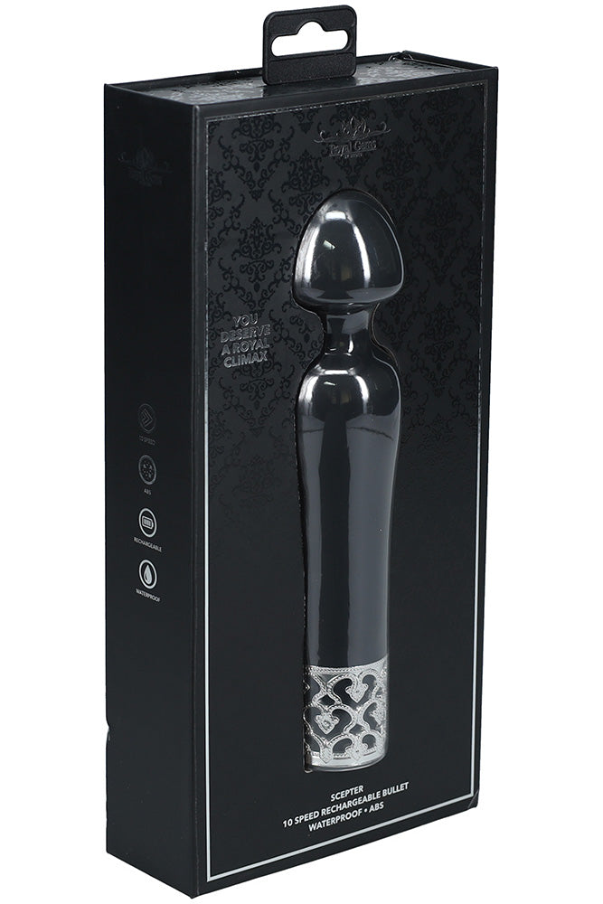 Shots Toys - Royal Gems - Scepter Wand Vibrator - Various Colours - Stag Shop