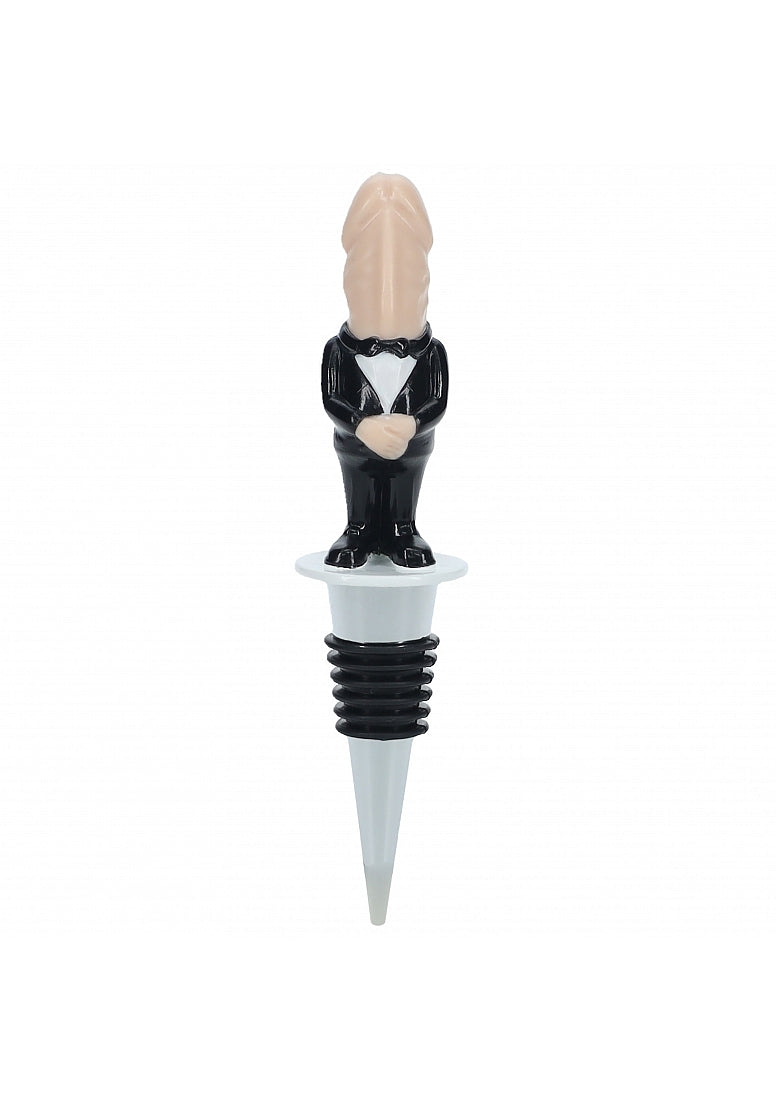 Shots Toys - The Dickheads - Groom Bottle Stopper - Beige - Stag Shop