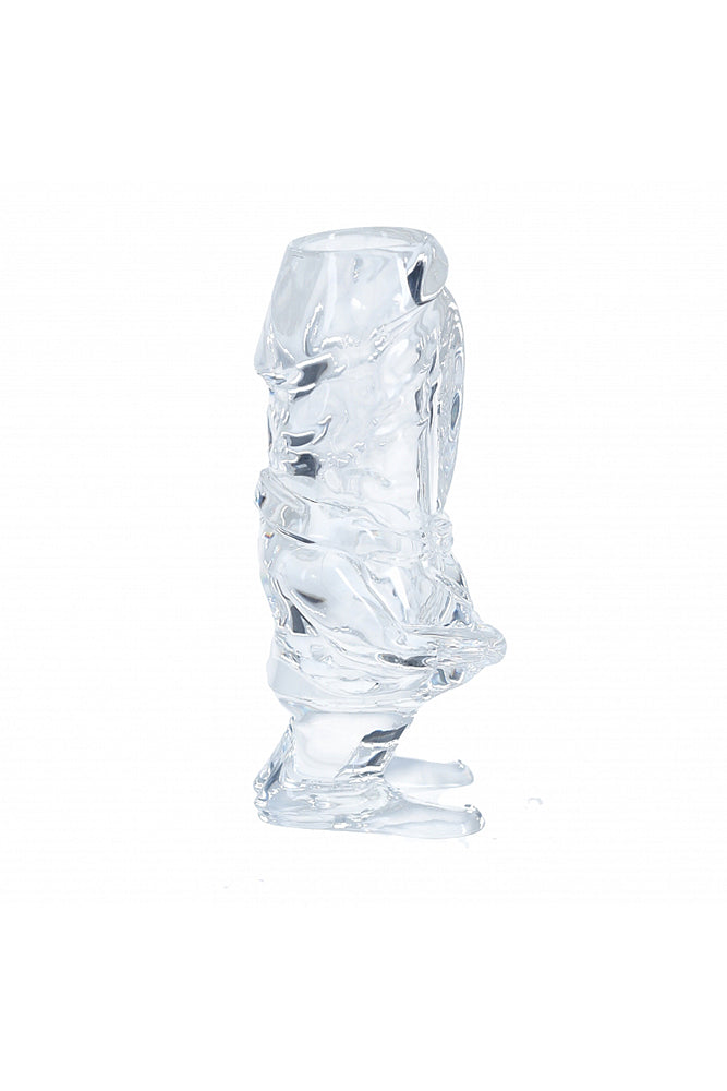 Shots Toys - The Dickheads - Groom Tall Shot Glass Set - Clear - Stag Shop