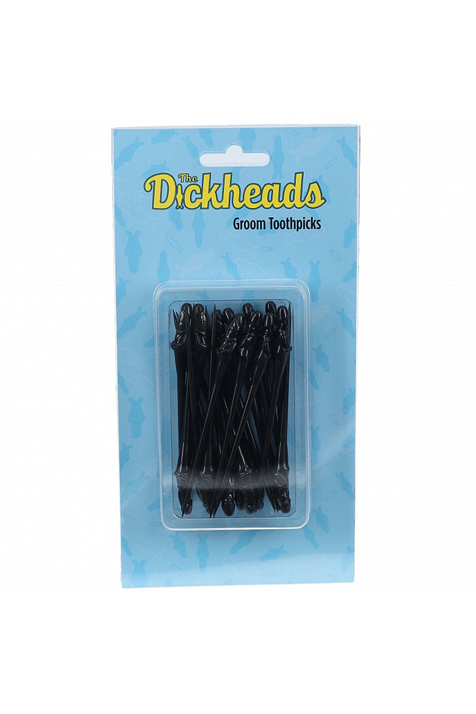 Shots Toys - The Dickheads - Groom Toothpicks - Black - Stag Shop