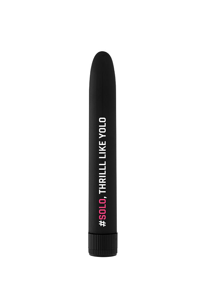 Shots Toys - Solo Thrill Like Yolo Vibe Bullet Vibrator - Black - Stag Shop