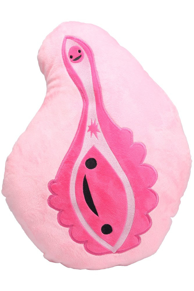 Shots Toys - Pussy Pillow Plushie with Storage Pouch - Pink - Stag Shop