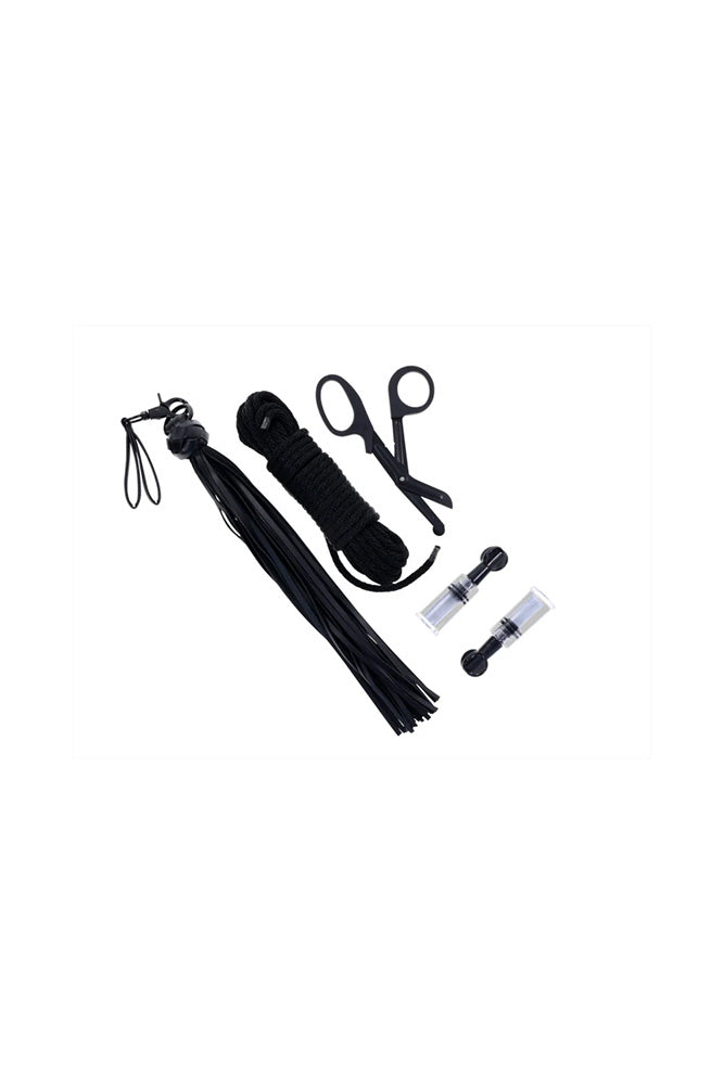 Sportsheets - Tied and Twisted Bondage Kit - Black - Stag Shop