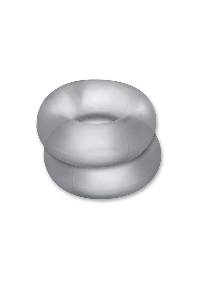 Oxballs - Hunkyjunk - Stiffy 2 Pack Cock Ring Set - Clear - Stag Shop