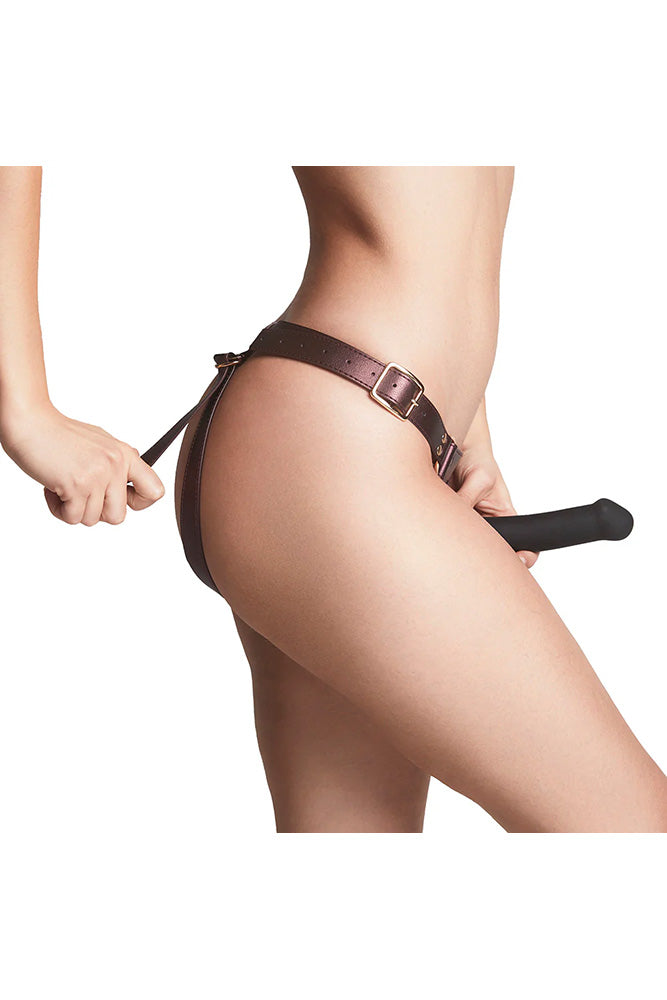 Strap-on-Me - Generous Leatherette Strap On Harness - Various Colors - Stag Shop
