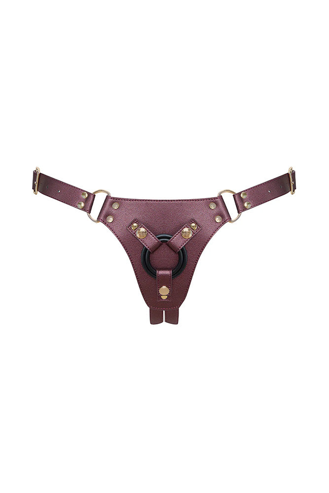 Strap-on-Me - Generous Leatherette Strap On Harness - Various Colors - Stag Shop