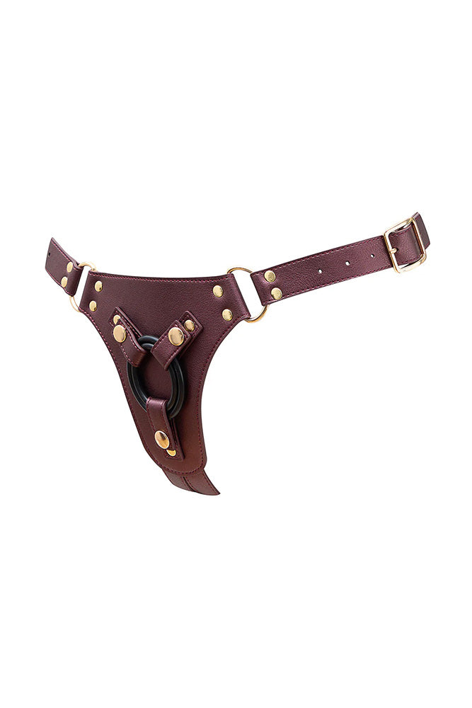 Strap-on-Me - Generous Leatherette Strap On Harness - Various Colors - Stag Shop