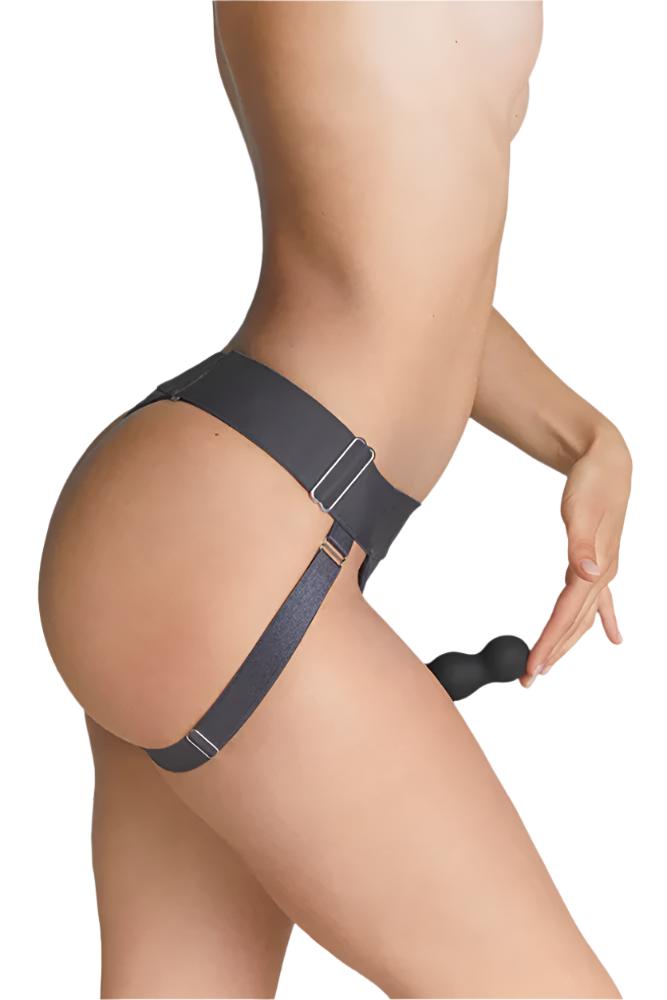 Strap-on-Me - Unique Double Penetration Harness - Grey - Stag Shop