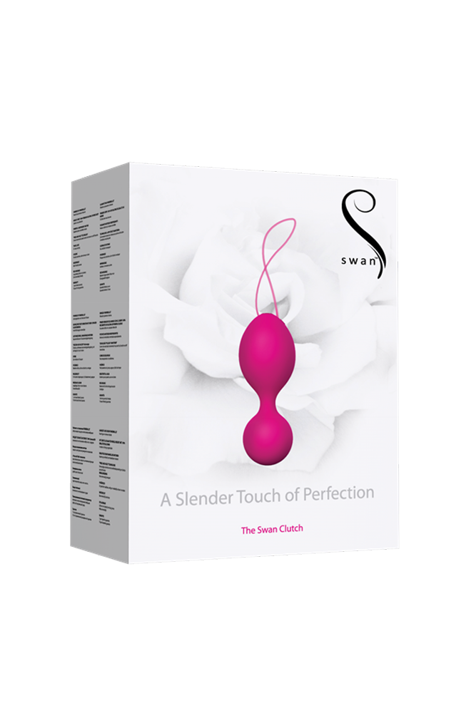 Swan - Mini Swan Clutch 2 - Vibrating Kegel Egg - Pink - Stag Shop